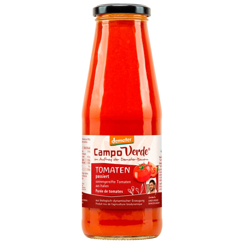 Campo Verde Bio Demeter Tomaten passiert 690g